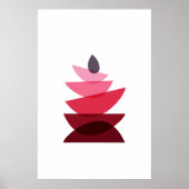 Scandinavian Geometric Rock Art Poster (Voorkant)