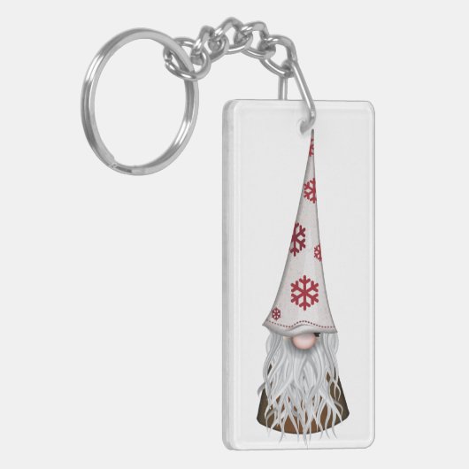Scandinavian Gnome Sleutelhanger (Voorkant Links)