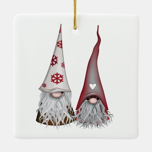 Scandinavian Gnomes Ornament (Achterkant)