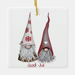 Scandinavian Gnomes Ornament