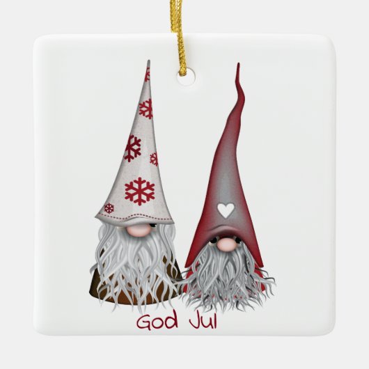Scandinavian Gnomes Ornament (Voorkant)