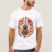 Scandinavian Guitar: Gitarist Art T-shirt (Voorkant)
