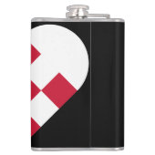 Scandinavian Heart Heupfles (Achterkant)