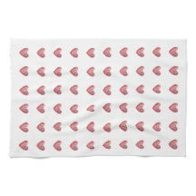 Scandinavian Heart Kitchen Towel
