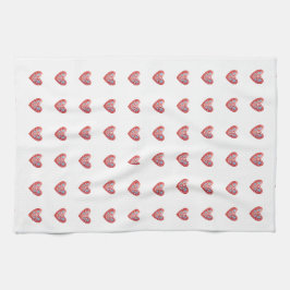 Scandinavian Heart Kitchen Towel Theedoek