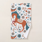 Scandinavian Horse Cute Bad Handdoek (Handdoek)