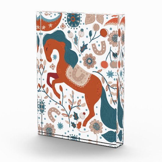 Scandinavian Horse Cute Fotoblokken (Rechts)