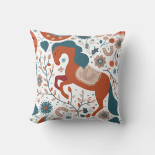 Scandinavian Horse Cute Kussen