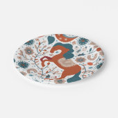 Scandinavian Horse Cute Papieren Bordje (Gekanteld)