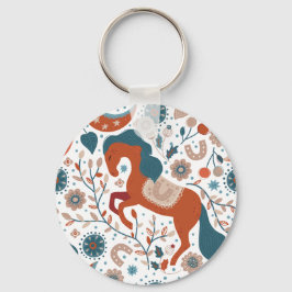 Scandinavian Horse Cute Sleutelhanger