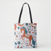 Scandinavian Horse Cute Tote Bag (Voorkant)