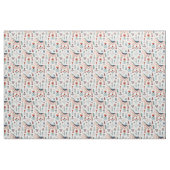 Scandinavian Horse Folk Art Pattern Stof (Fat Quarter)