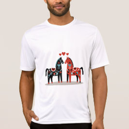 Scandinavian horses t-shirt
