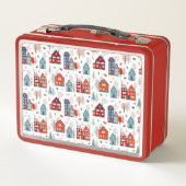 Scandinavian House Folk Art Pattern (Achterkant)