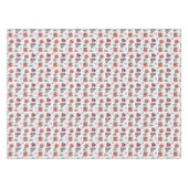 Scandinavian House Folk Art Pattern Tafelkleed (Voorkant (Horizontaal))