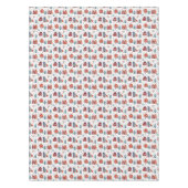 Scandinavian House Folk Art Pattern Tafelkleed (Voorkant)