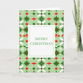 Scandinavian Isle Merry Christmas (Blank Inside) Feestdagen Kaart