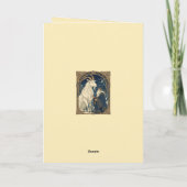 Scandinavian Julbocken Yule Goat and Jultomten Kaart (Achterkant)