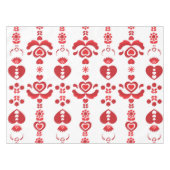 Scandinavian Kerstpattern Tablecloth Tafelkleed (Voorkant (Horizontaal))