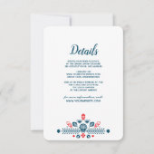 Scandinavian Love | Details van de bruiloft Kaart (Voorkant)