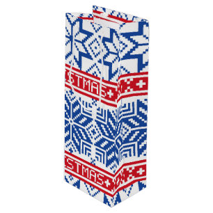 Scandinavian Merry Kerstmis Wijn Cadeautas