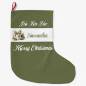 Scandinavian Minimal Christmas Stocking Grote Kerstsok (Voorkant)