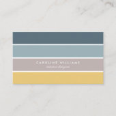 Scandinavian minimalist elegant modern lines card visitekaartje (Voorkant)