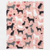 Scandinavian Minimalist Pet Blanket – Dog & Cat Fleece Deken (Voorkant)