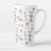 Scandinavian Nordic Christmas Holiday Winter Latte Mok (Rechts)