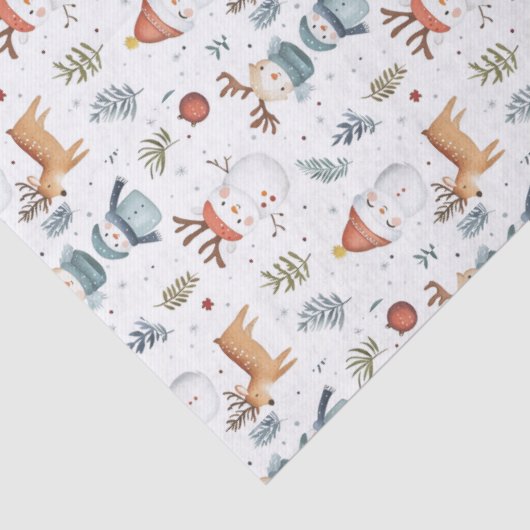 Scandinavian Nordic Christmas Tissuepapier (Detail)