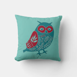 Scandinavian Owl Abstract Design Kussen