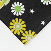 Scandinavian Owl Folk Art Fleece Deken (Hoek)