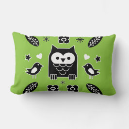 Scandinavian Owl Folk Art Gift Kussen