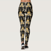 Scandinavian Owl Folk Art Leggings (Achterkant)