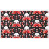 Scandinavian Owl Folk Art Tablecloth Tafelkleed (Voorkant (Horizontaal))