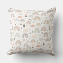 Scandinavian Pastel Baby Throw Pillow Kussen