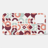Scandinavian pattern design. Simple modern retro b Case-Mate iPhone Case (Achterkant (horizontaal))