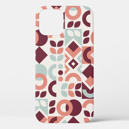 Scandinavian pattern design. Simple modern retro b Case-Mate iPhone Case (Achterkant)
