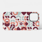 Scandinavian pattern design. Simple modern retro b iPhone Hoesje (Achterkant horizontaal)