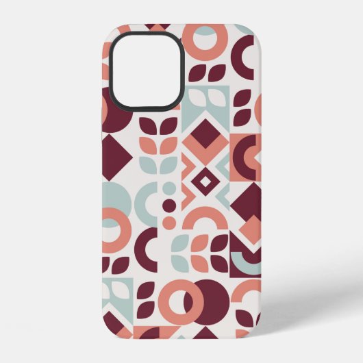Scandinavian pattern design. Simple modern retro b iPhone Hoesje (Achterkant)