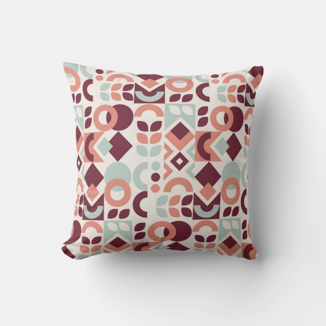 Scandinavian pattern design. Simple modern retro b Kussen (Voorkant)