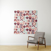 Scandinavian pattern design. Simple modern retro b Wandkleed (In Situ (horizontaal))