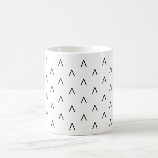Scandinavian Pattern | Minimalistisch Scandi Moder Koffiemok (Center)