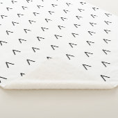 Scandinavian Pattern | Minimalistisch Scandi Moder Sherpa Deken (3/4)