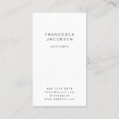 Scandinavian Pattern | Minimalistisch Scandi Moder Visitekaartje (Achterkant)