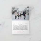 Scandinavian Peace Dala Horse Foto Feestdagen Kaart (Binnen)