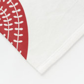 Scandinavian Red Heart Fleece Blanket (Hoek)