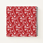 Scandinavian Red Heart persoonlijke laptop Notitieboek (Achterkant)