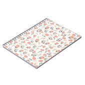 Scandinavian Red Poppies Notebook Notitieboek (Linkerzijde)