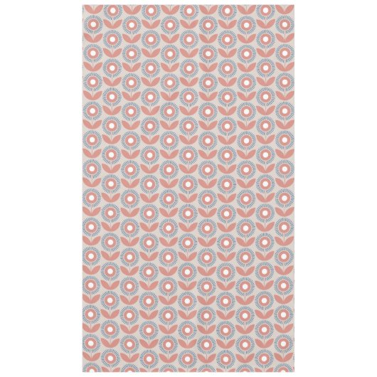 Scandinavian retro floral pattern, retro flower, v tafelkleed (Voorkant)